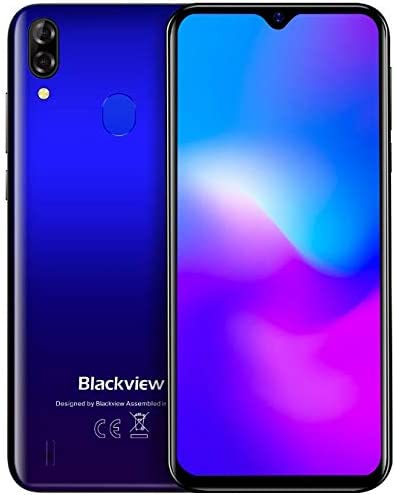 Télephone Portable débloqué 4G, (2019) Blackview A60 Pro Android 9.0, 6.1"écran Waterdrop Dual SIM Smartphone,MTK6761 Quad Core 2 GHz 3 Go+ 16 Go, 4080mAh, déverrouillage du Visage, GPS – Bleu Fiche Technique et Prix au Maroc