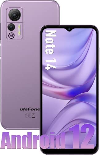 Ulefone Android 12 Telephone Portable Pas Cher, Note 14 2022 Smartphone Pas Cher 4500mAh Quad Core, 16Go ROM/SD-128Go, 8MP Caméra, Double SIM Mobile Phone Débloqué GSM 3 Slot/Face ID/2Ans de Garantie Fiche Technique et Prix au Maroc