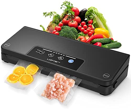 LOFTer Machine Sous Vide et De Mise Sous Vide Alimentaire Professionnelle Appareil Mise Sous Vide Emballeuse Sous Vide Du Scellement Soudé Avec 10 Sacs et 1 Tube Fiche Technique et Prix au Maroc