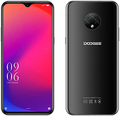 4G Smartphone Android 10 (2020), DOOGEE X95 Telephone Portable Debloqué, Ecran 6.52’’ HD + Waterdrop, Batterie 4350mAh Charge Rapide, 2Go+16Go, 13MP+2MP+2MP+5MP, GPS Reconnaissance de Visage Noir Fiche Technique et Prix au Maroc