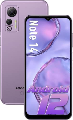 Ulefone Note 14 Android 12 Telephone Portable Pas Cher, 2022 Smartphone Pas Cher 4500mAh Quad Core, 3Go RAM/SD-128Go, 8MP Caméra, Double SIM Mobile Phone Débloqué GSM 3 Slot/Face ID/2Ans de Garantie Fiche Technique et Prix au Maroc