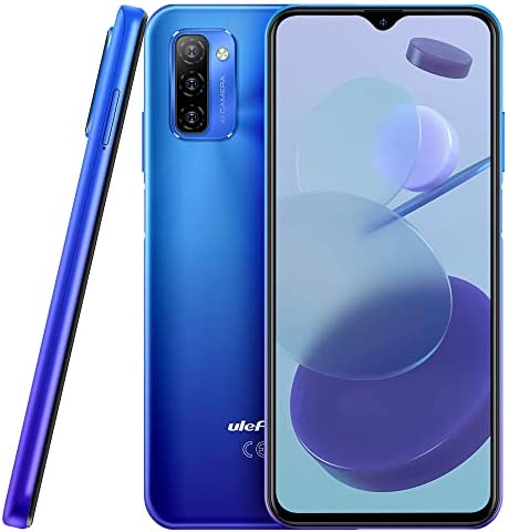 Ulefone Téléphone Portable Note 12P, Batterie 7700mAh Dual SIM 4G Smartphone Debloqué,Écran HD+ 6,82'', 4Go+64Go, Fente pour 3 Cartes, Android 11, Triple Caméra 13MP,Déverrouillage du Visage Bleu Fiche Technique et Prix au Maroc