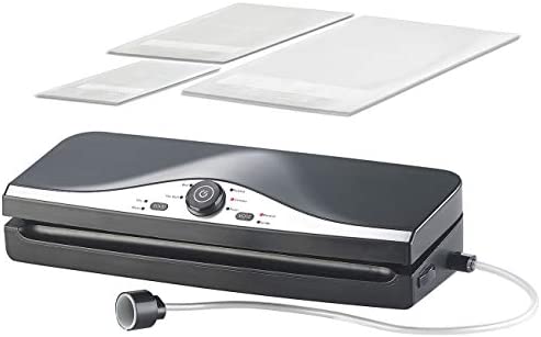 Appareil de mise sous vide 2 en 1, double soudure et cutter intégré [Rosenstein & Söhne] Fiche Technique et Prix au Maroc