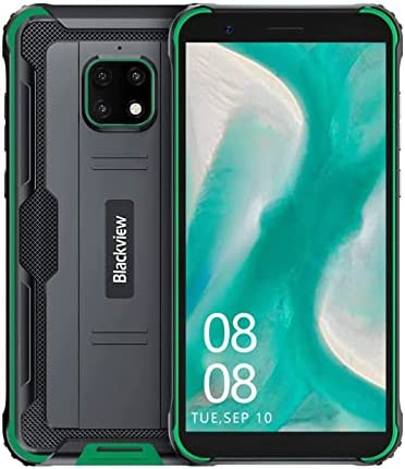 Blackview Téléphone Portable Incassable BV4900 3Go+32Go (SD 128Go), Batterie 5580mAh,Charge Inverse, Triple Caméra 8MP, Écran 5.7", Android 10 Telephone Antichoc Étanche, Dual SIM 4G/NFC/Face ID/GPS Fiche Technique et Prix au Maroc