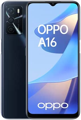 OPPO A16 - Smartphone 4G Débloqué - Téléphone 4G - 3 Go de RAM 32 Go de Stockage Extensible 256 Go - IPX4-2 Jours d'Autonomie - Triple Caméra avec IA - Noir Fiche Technique et Prix au Maroc