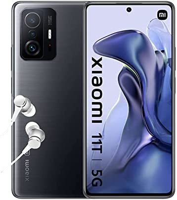 Xiaomi 11T 5G - Smartphone 8+256GB, 6,67” 120Hz AMOLED flat DotDisplay, MediaTek Dimensity 1200-Ultra, 108MP camera pro, 5000mAh, Gris Comète (Version Française + 2 ans garantie) Exclusivité Amazon Fiche Technique et Prix au Maroc