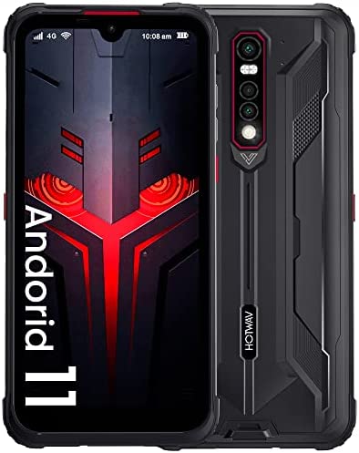 HOTWAV Cyber8 Téléphone Portable Incassable 2022，Smartphone Débloqué 4G 8280mAh Écran 6,3'Android 11 Smartphone Antichoc Étanche，4Go+64Go SD 256Go Octa-Core 16MP Dual SIM IP68 IP69K,NEC/OTG/GPS Fiche Technique et Prix au Maroc