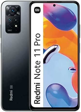 Xiaomi Redmi Note 11 Pro - Smartphone 128GB, 8GB RAM, Dual Sim, Graphite Grey Fiche Technique et Prix au Maroc