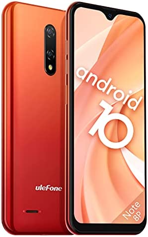 Ulefone Téléphone Portable Pas Cher 4G, Note 8P Smartphone débloqué Double SIM 5,5 Pouces, 16 Go ROM 128 Go Extensibles, Caméras 8MP, 3 Slots, Face ID, GPS Telephone Portable Pas Cher(Orange) Fiche Technique et Prix au Maroc