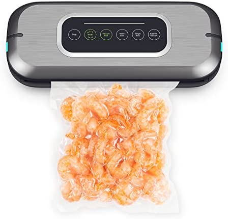 Machine Sous Vide Alimentaire Automatique, Unité Sous Vide avec Mode humide et sec, avec Indicateur de Progression LED et 10 sac Sous Vide Alimentaire Fiche Technique et Prix au Maroc