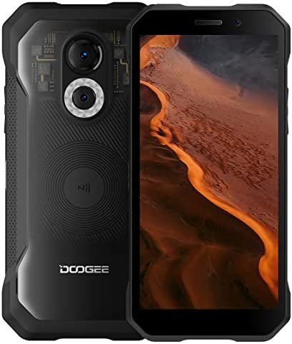 DOOGEE Android 12 Téléphone Portable Incassable S61 Pro, Helio G35 2,3GHz 6Go+128Go, Caméra Vision Nocturne 48MP, IP68 Smartphone débloqué Étanche, Écran HD+ 6,0'', Dual SIM, NFC Transparent Fiche Technique et Prix au Maroc