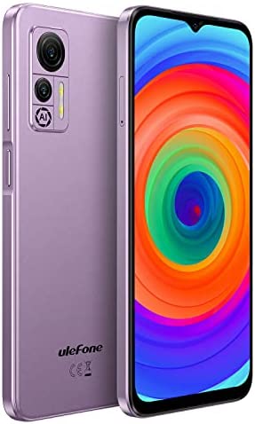 Ulefone 4G Téléphone Portable Android 12 Note 14, Emplacement pour 3 Cartes, 3Go+16Go, Smartphone Débloqué Dual SIM, 6,52'' HD+, Caméra 8MP+5MP, Batterie 4500mAh, Déverrouillage du Visage GPS Violet Fiche Technique et Prix au Maroc