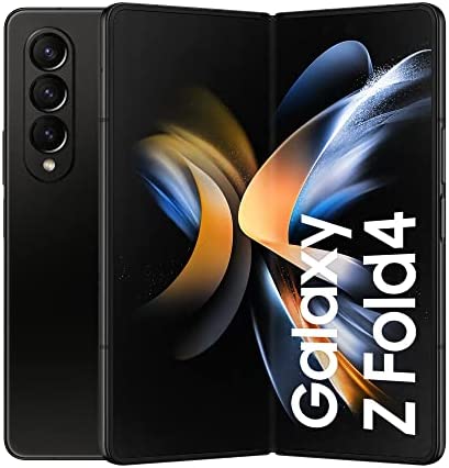 Samsung Galaxy Z Fold4, Téléphone Portable 5G, Carte SIM non incluse, Android, Smartphone Pliable, 256 Go, Noir, Extension garantie 12 mois offerte [Exclusivité Amazon] - Version FR Fiche Technique et Prix au Maroc