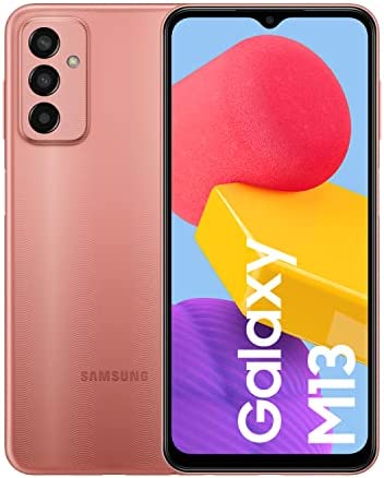Samsung Galaxy M13 Téléphone portable débloqué, Android, Smartphone avec 4 Go de RAM, 64 Go de Stockage, rose [version espagnole] Fiche Technique et Prix au Maroc