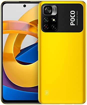 Xiaomi Poco M4 Pro 5G - Smartphone 64GB, 4GB RAM, Dual Sim, Yellow Fiche Technique et Prix au Maroc