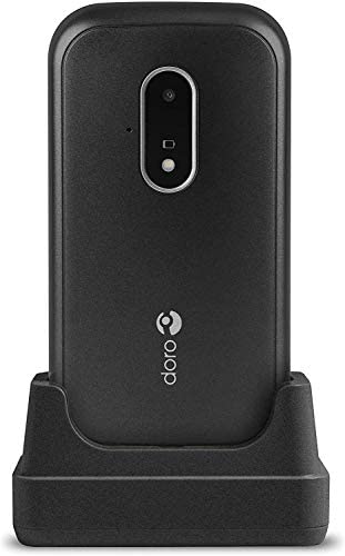 Doro 7030 Téléphone Portable 4G Dual SIM à Clapet Débloqué pour Seniors avec GPS, Facebook, Whatsapp pour Les Appels Vidéo et Socle Chargeur Inclus (Noir) [Version Française] Fiche Technique et Prix au Maroc