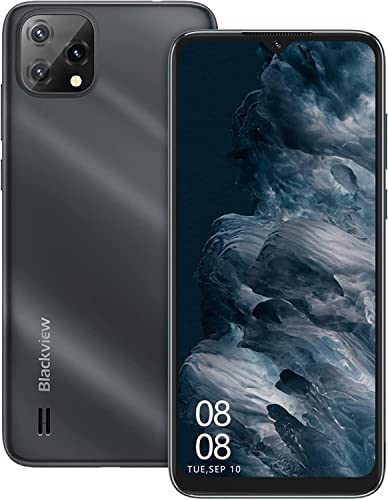 Telephone Portable 4G, Blackview A55 (2022) Smartphone Pas Cher Android 11 (Écran 6.52" HD+ 5G WiFi, 4780mAh, 3Go RAM/SD-128Go, 8MP Triple caméra arrière, Double SIM) 3 Slots/Face ID/2Ans de Garantie Fiche Technique et Prix au Maroc