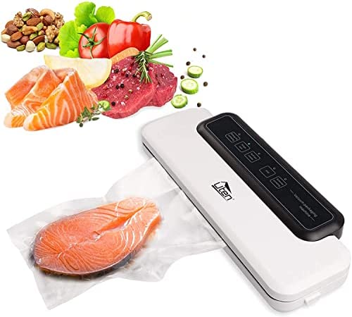 Machine Sous Vide Alimentaire, Uten Appareil de Mise sous Vide, Scellage et de Conservation des Aliments, Sac D'emballage Comprimé, Scellage Séparé, Déshumidification à Sec et Fonction D'extraction Fiche Technique et Prix au Maroc