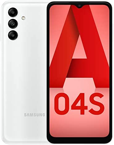 Samsung Galaxy A04S, Téléphone Mobile 4G 6,5", 32GB, Carte SIM Non Incluse, Android, Version FR, Blanc Fiche Technique et Prix au Maroc