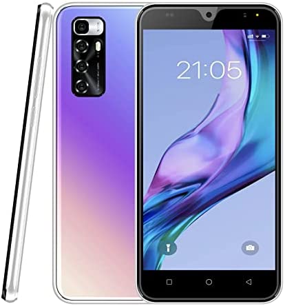 Telephone Portable Debloqué, 4G Android Smartphones, HD 5,5 Pouces, Photo 8MP + 5MP, Batterie 3600mAh, 3Go / 16 Go, 128 Go Extensible, Double SIM Téléphone Portable Pas Cher sans Forfait(violet) Fiche Technique et Prix au Maroc