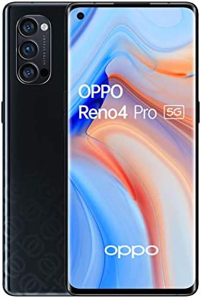 OPPO Reno4 Pro - Smartphone débloqué 5G - 256 Go - 12 Go de RAM - Batterie 4000 mAh avec Technologie de Charge Rapide SuperVOOC 2.0 / 65W - USB-C - Android 10 - Téléphone Portable - Noir Spatial Fiche Technique et Prix au Maroc