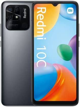 Xiaomi Redmi 10C Smartphone 128Go, Écran 6,71", Snapdragon 680, 18W, 5000mAh, Double SIM, caméra résolution 53MP, Gris Fiche Technique et Prix au Maroc