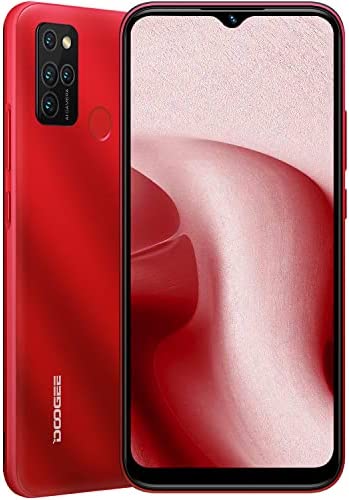 Telephone Portable, DOOGEE X96PRO Smartphone, 6.52”HD Ecran, 5400mAh, 4Go+64Go (TF 256Go) 13MP+8MP, Android 11, Quad-Core, Reconnaissance de Visage- Rouge Fiche Technique et Prix au Maroc