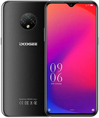 4G Smartphone Debloqué DOOGEE X95 Pro (4Go+32Go), Android 10 Telephone Portable, Ecran 6.52’’ HD + Waterdrop, Batterie 4350mAh Charge Rapide, 13MP Triple caméra, GPS Reconnaissance de Visage Noir Fiche Technique et Prix au Maroc