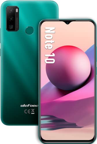 Ulefone Smartphone Pas Cher 4G, Note 10 Telephone Portable Android 11 (32Go ROM/SD-128Go, 5500mAh, Octa Core Processeur, Écran 6.52" HD+, 8MP+8MP, Smartphone Dual SIM) Face ID/WIFI/2Ans de Garantie Fiche Technique et Prix au Maroc