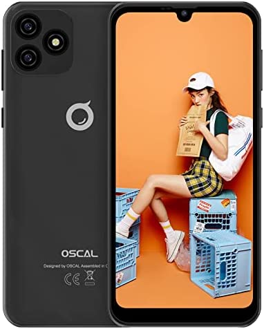 OSCAL Smartphone Pas Cher C20 Pro Android11 Telephone Portable 4G (2Go+32Go/SD-128Go, Octa-Core, Ecran 6.1" HD+, 3380mAh, Smartphone Double SIM, 8MP+2MP) 3 Slots/Face ID/5G WiFi/GPS/2Ans de Garantie Fiche Technique et Prix au Maroc