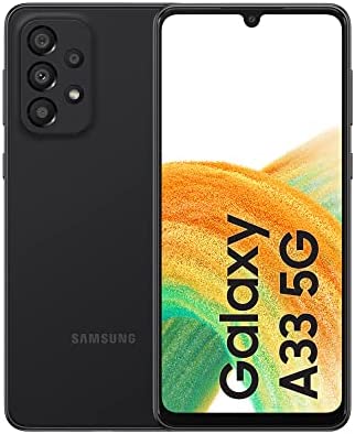 Samsung Galaxy A33 5G SM-A336B 16,3 cm (6.4") Double SIM Hybride Android 12 USB Type-C 6 Go 128 Go 5000 mAh Noir Fiche Technique et Prix au Maroc