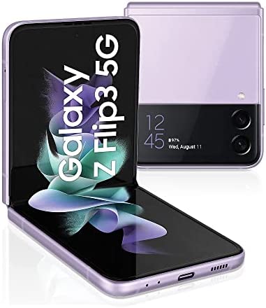 Samsung Galaxy Z Flip3 5G 128 Go Version Française, smartphone Android pliable, débloqué, Ecouteurs inclus, Lavande Fiche Technique et Prix au Maroc