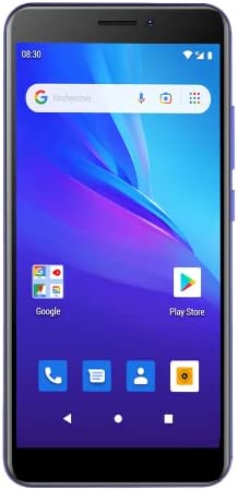 Konrow - Star 55 - Smartphone 4G Double SIM - Écran 5,45'' QHD, Mémoire 16Go Extensible à 63 Go, Bluetooth 4.0, WiFi, GPS, Batterie 3000mAh, 2 Caméras de 8 & 2 Mpx - Android 12 (Édition Go) - Bleu Fiche Technique et Prix au Maroc