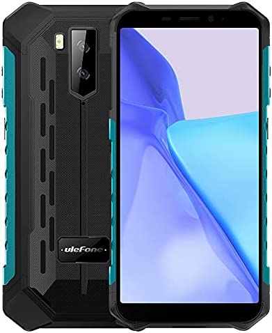 Ulefone Armor X9 Pro- Android 11 4G Téléphone Incassable, 4Go+64Go, 5,5" IP68 Robuste Smartphone Débloqué, Double SIM, Triple Caméra 13MP, Batterie 5000mAh, Déverrouillage du Visage, GPS NFC Vert Fiche Technique et Prix au Maroc
