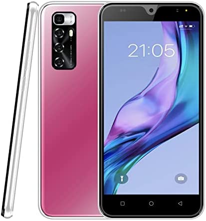 Telephone Portable Debloqué, 4G Android Smartphones, HD 5,5 Pouces, Photo 8MP + 5MP, Batterie 3600mAh, 3Go / 16 Go, 128 Go Extensible, Double SIM Téléphone Portable Pas Cher sans Forfait (rosa) Fiche Technique et Prix au Maroc