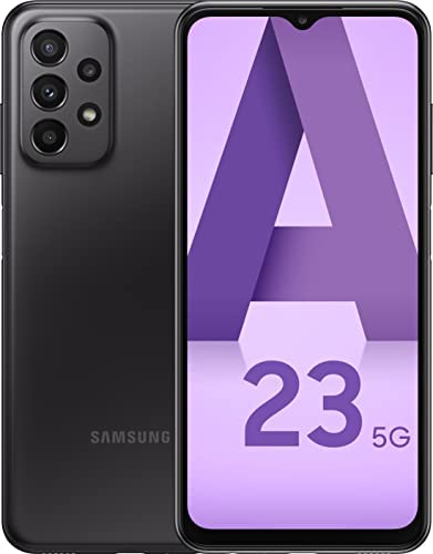 Samsung Galaxy A23, Téléphone Mobile 5G 64Go Noir, Carte SIM Non Incluse, Smartphone Android, Version FR Fiche Technique et Prix au Maroc