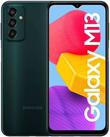 Samsung Galaxy M13, Téléphone Portable Android sans Carte SIM, Smartphone, 4 Go de RAM, 64 Go de Stockage, Vert Foncé - Version FR Fiche Technique et Prix au Maroc