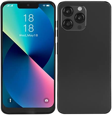 I13 ProMax Smartphone, 6.2Inch HD 3G Network Face Unlocked Smartphone, 6GB RAM 128GB ROM 10 Core, 7000mA Batterie 8MP 16MP, pour Android 11, Double SIM Double Veille, Bleu (Le Noir) Fiche Technique et Prix au Maroc