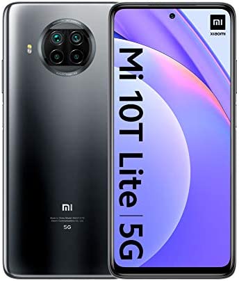 Xiaomi Mi 10T Lite - Smartphone 6+64GB, 6,67” FHD+ DotDisplay, Snapdragon 750G, 64MP AI Quad Camera, 4820mAh, Alexa Hands-Free, Gris (Version internationale + 2 ans de garantie) Fiche Technique et Prix au Maroc