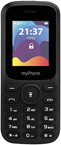 MP myPhone Fusion Téléphone de Touches Grand Bouton écran Couleur 1,77" Batterie 600mAh Torche Radio Double SIM Bluetooth téléphone Portable Seniors Touches éclairées Noir Téléphone Portable Seniors Fiche Technique et Prix au Maroc