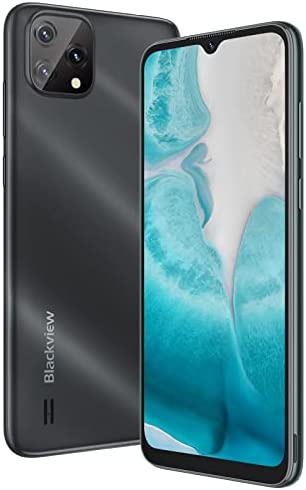 Blackview Smartphone Pas Cher 4G, A55 Telephone Portable Android 11 (Écran 6.52" HD+, 3Go RAM/SD-128Go, 4780mAh, 8MP Triple Caméra Arrière + 5MP, Dual SIM) 5G WiFi/3 Slots/Face ID/GPS/2Ans Garantie Fiche Technique et Prix au Maroc