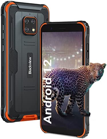 Blackview Android 12 Telephone Portable Incassable 4G, BV4900 Pro Smartphone Débloqué (4Go+64Go, Batterie 5580mAh, Octa-Core, 13MP+5MP, 5.7" Smartphone Etanche) GPS/NFC/Face ID/FM/2Ans de Garantie Fiche Technique et Prix au Maroc