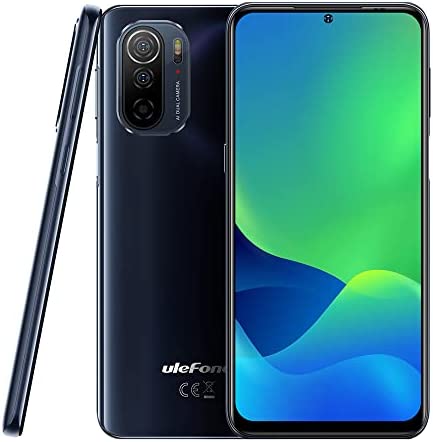 Ulefone Téléphone Portable Debloqué Note 13P, Caméra Arrière 20MP, Caméra Frontale 16MP, G35 2,3GHz 4Go+64Go, Smartphone Dual SIM 4G, Ecran FHD+ 6,5 '', Fente pour 3 Cartes, Android 11, NFC Noir Fiche Technique et Prix au Maroc