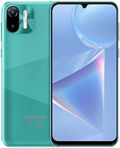 Ulefone Smartphone Pas Cher, Note 6 Android 11 6,1Pouce 32Go+1Go 128 Go Extensible 3300mAh Face ID 5MP Caméra 3G Telephone Portable Debloque Pas Cher Double Nano SIM(Vert) Fiche Technique et Prix au Maroc