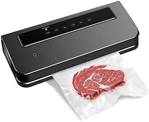 Machine sous Vide Electrique Alimentaire 120W 6 en 1 Aliments Secs et Humides Appareil de Mise sous Vide -65 kpa avec Fonction d'impulsion Inclus 30 pcs Sacs sous Vide pour Viandes Légumes Fruits etc Fiche Technique et Prix au Maroc