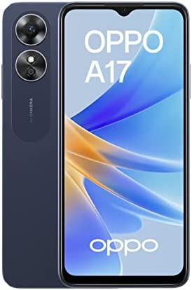 OPPO A17 - Smartphone 4G - 4 Go Ram + 64 Go - Double Capteur Photo 50 MP, Frontal 5 MP - Écran LCD 60 Hz 6,6" - Batterie 5000 mAh - Noir Fiche Technique et Prix au Maroc