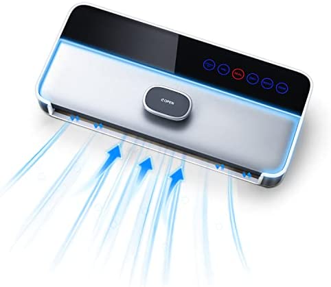 BSJKitchen Machine Sous Vide Alimentaire Domestique -80kPa, Appareil de Mise Sous Vide Automatique avec Écran Tactile LED pour Viandes, Légumes et Fruits, 120W CD-V001 Fiche Technique et Prix au Maroc