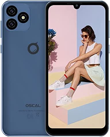 Telephone Portable pas cher, OSCAL C20 Android 11 Smartphone (32Go ROM/SD-128Go Quad-core, Ecran Waterdrop 6.1"+HD, 3380mAh, 3G Dual SIM,5MP+2MP) Smartphone debloque, GPS/WiFi/FM/2Ans de Garantie-Bleu Fiche Technique et Prix au Maroc