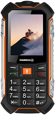 Hammer H Boost LTE Télephone Portable Incassable Debloqué IP68 Résistant Etanche Antichoc, Dual SIM, Batterie 3500 mAh, Grosses Touches, Radio FM, MP3, Caméra 2mpx, Lampe de Poche, Noir Fiche Technique et Prix au Maroc