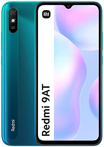 Xiaomi Redmi 9AT - Smartphone 2GB 32GB, écran HD 6,53", MediaTek Helio G25, Batterie 5000 mAh, caméra arrière Al 13 MP, Vert Aurore Fiche Technique et Prix au Maroc